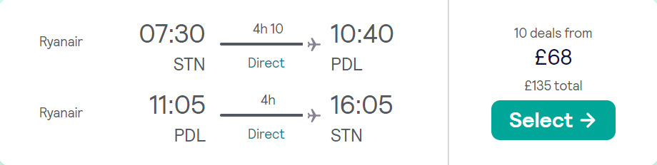 cheap flights to Portugal