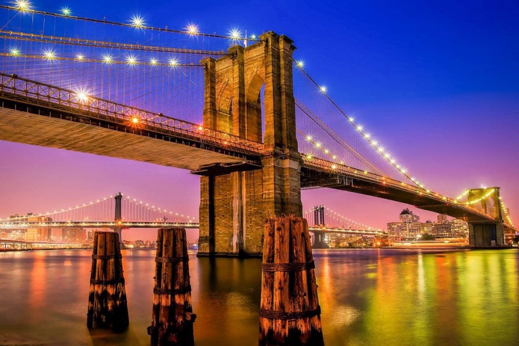 USA New York Brooklyn Bridge