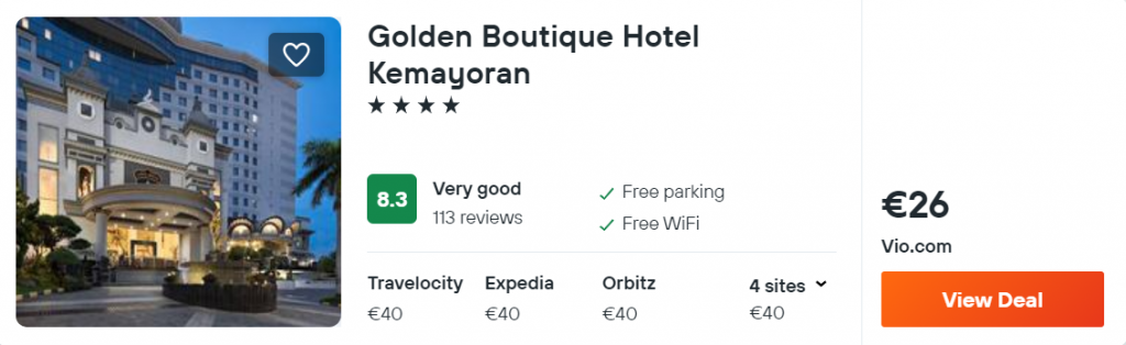 Golden Boutique Hotel Kemayoran