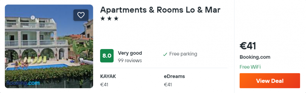 Apartments & Rooms Lo & Mar