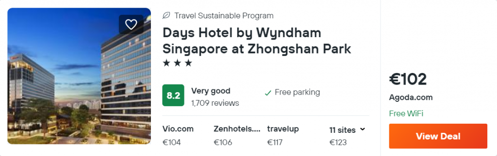 Days Hotel by Wyndham Singapore at Zhongshan Park