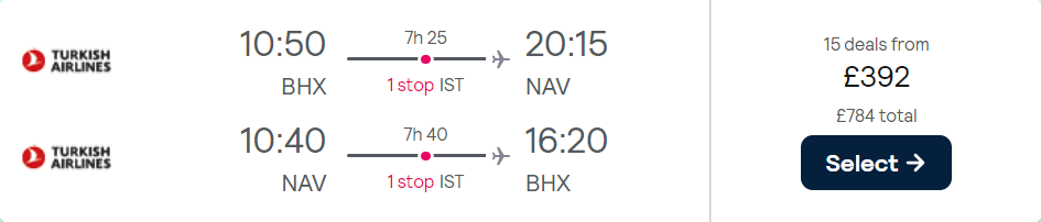 cheap flights to Turkey