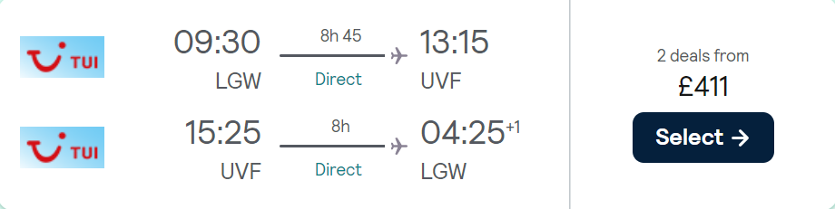 cheap flights TUI