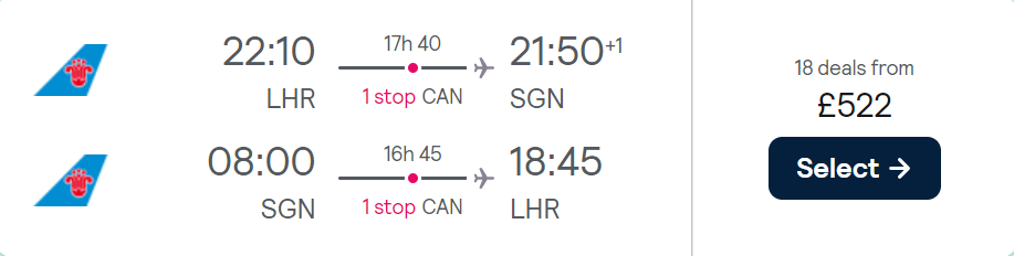 cheap flights to Vietnam