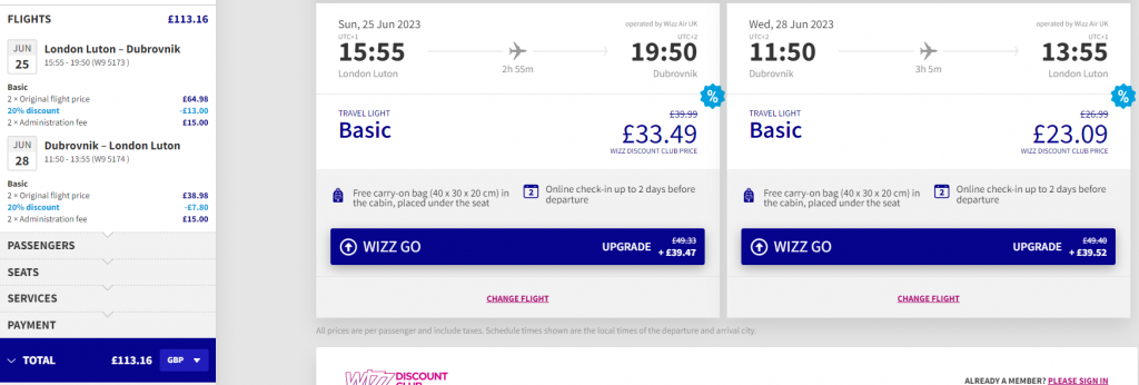 cheap flights to Croatia