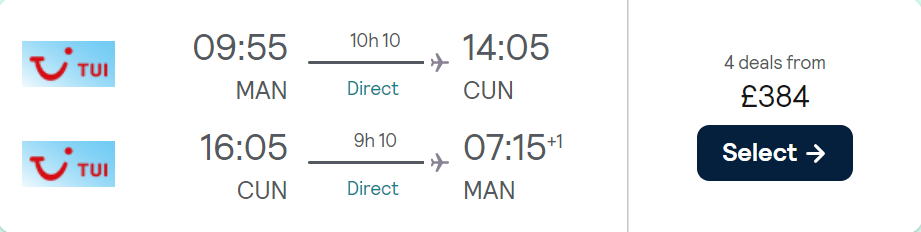 cheap flights TUI