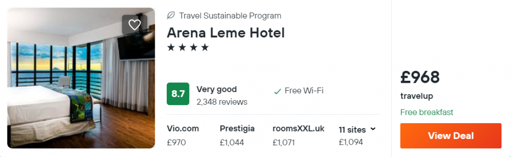 Arena Leme Hotel