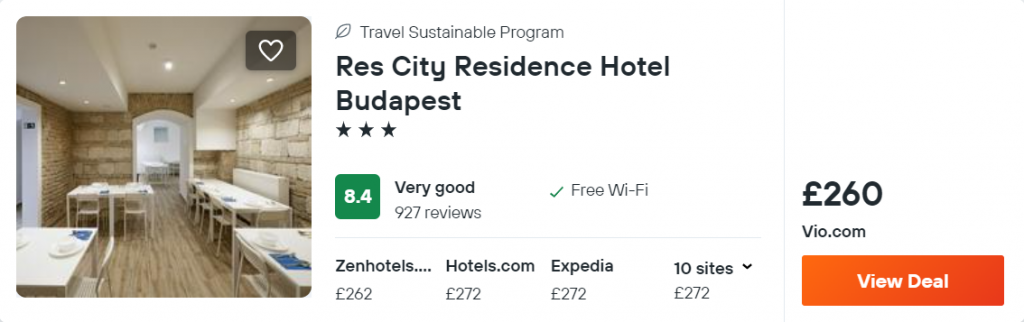 Res City Residence Hotel Budapest
