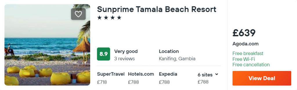 Sunprime Tamala Beach Resort