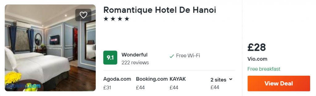Romantique Hotel De Hanoi