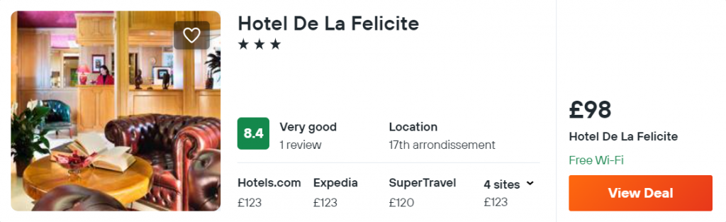Hotel De La Felicite