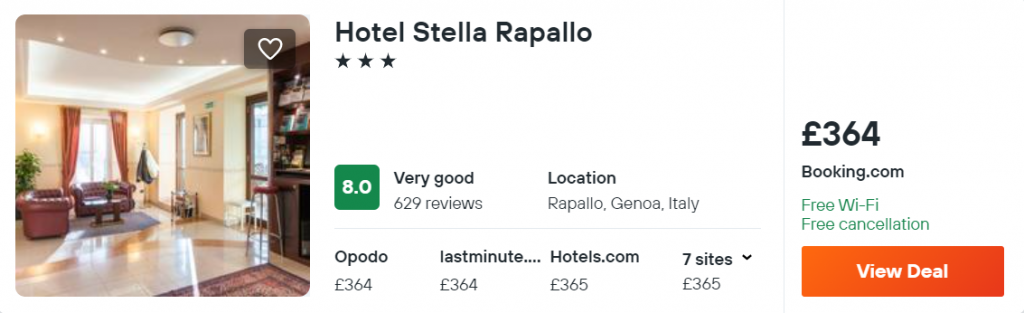 Hotel Stella Rapallo