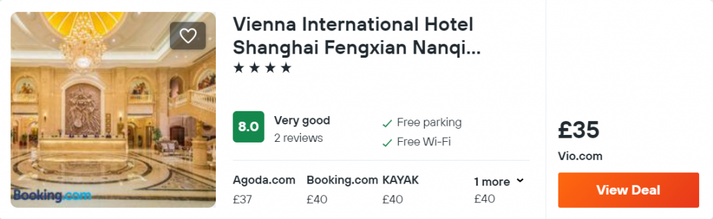 Vienna International Hotel Shanghai Fengxian Nanqiao