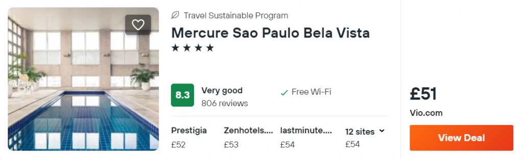Mercure Sao Paulo Bela Vista