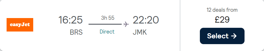 cheap flights to Greece