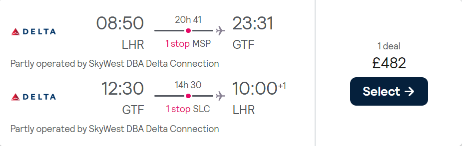 cheap flights to US