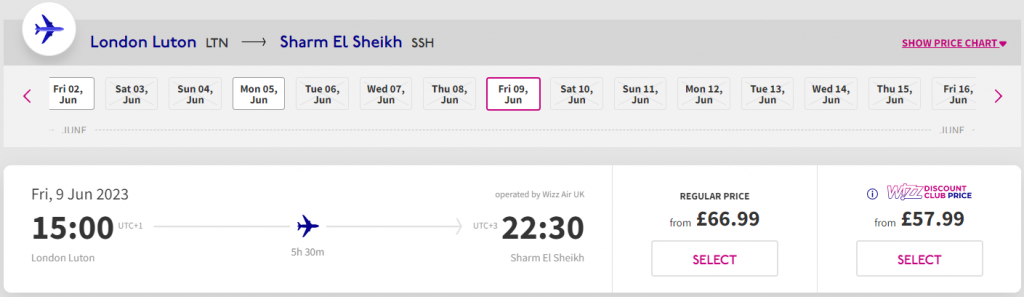 cheap flights to Egypt