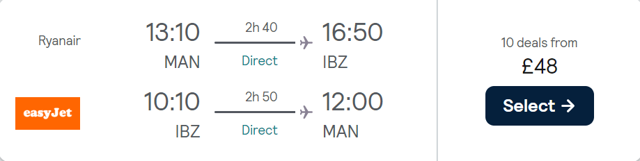 cheap flights to Spain
