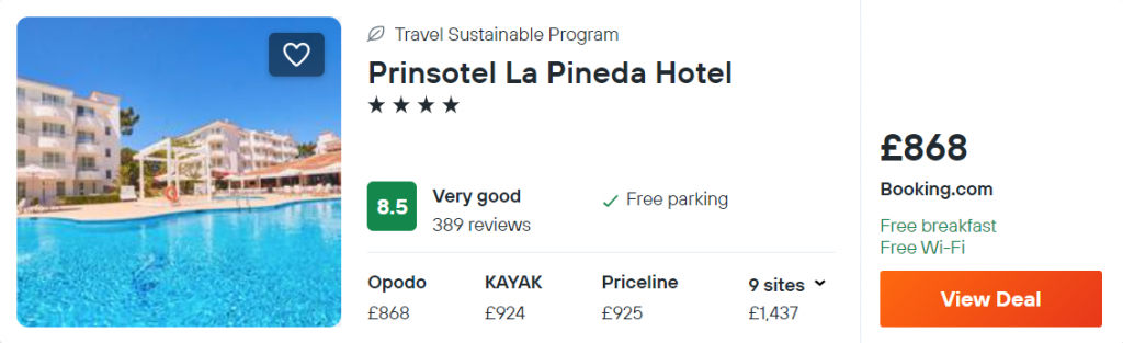 Prinsotel La Pineda Hotel