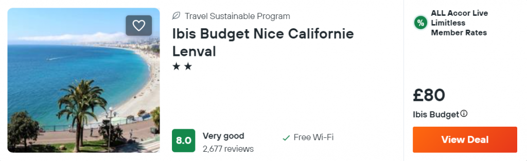 Ibis Budget Nice Californie Lenval
