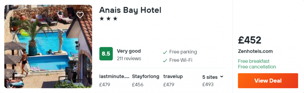 Anais Bay Hotel