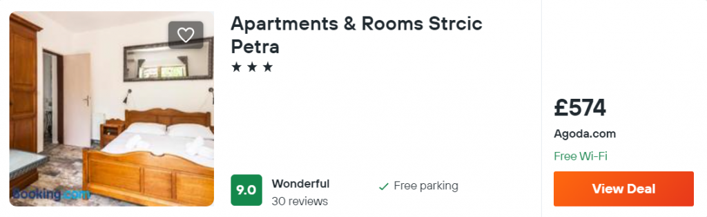 Apartments & Rooms Strcic Petra