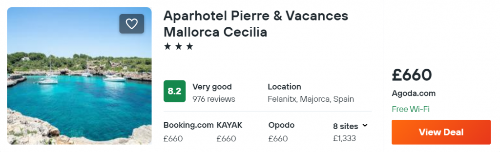 Aparhotel Pierre & Vacances Mallorca Cecilia