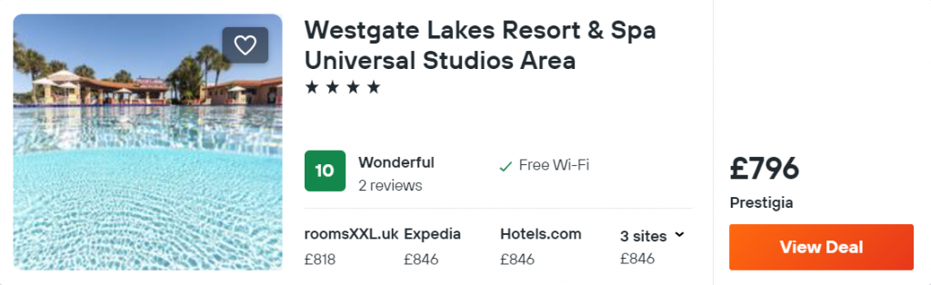 Westgate Lakes Resort & Spa Universal Studios Area