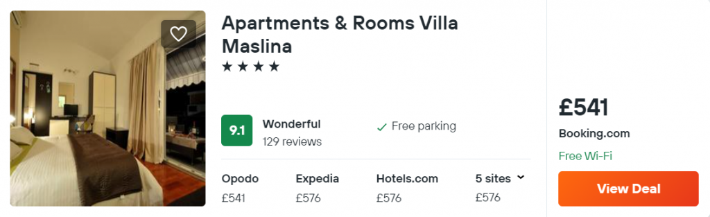Apartments & Rooms Villa Maslina