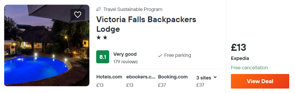 Victoria Falls Backpackers Lodge