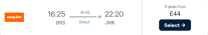 cheap flights to Greece