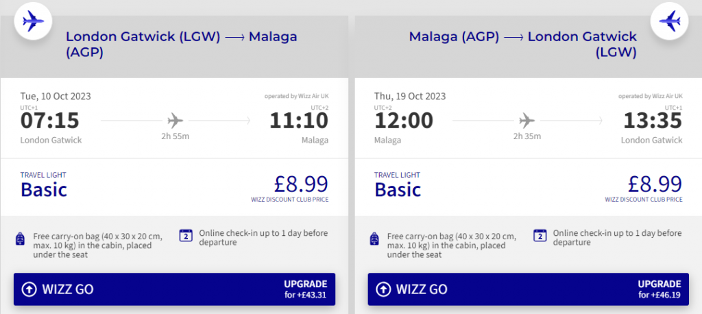 cheap flights to Spain