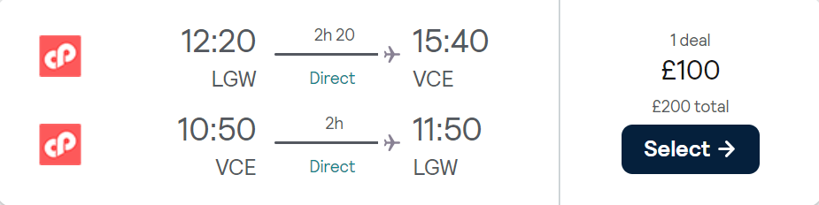 cheap flights to Italy