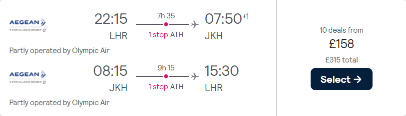 cheap flights to Greece