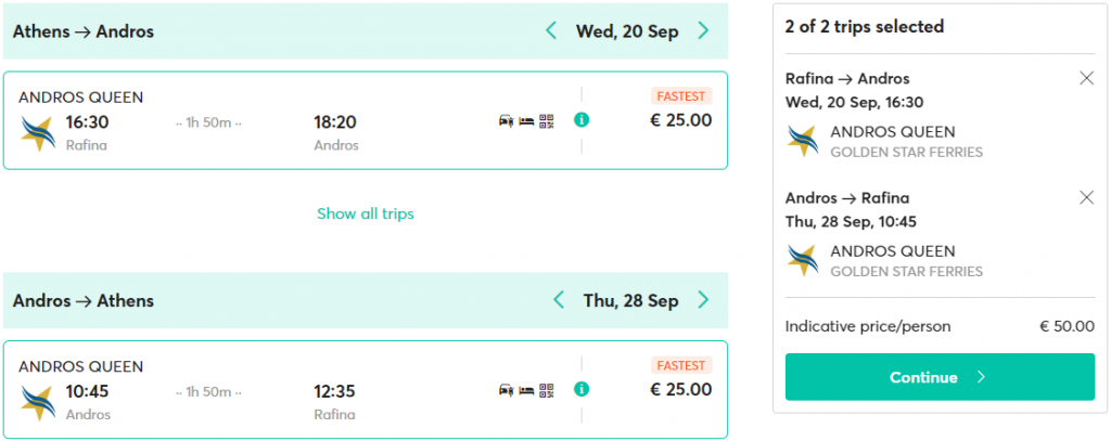 cheap ferry