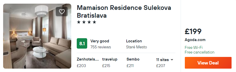 Mamaison Residence Sulekova Bratislava