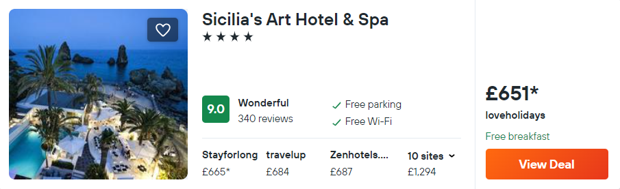 Sicilia's Art Hotel & Spa