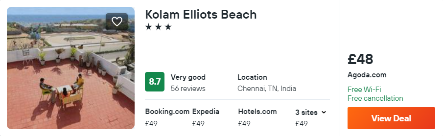 Kolam Elliots Beach