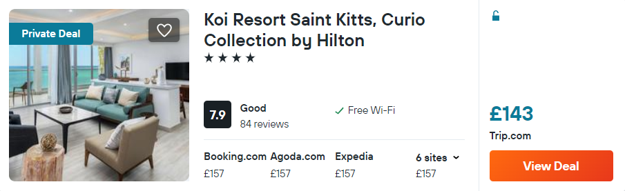 Koi Resort Saint Kitts, Curio Collection by Hilton