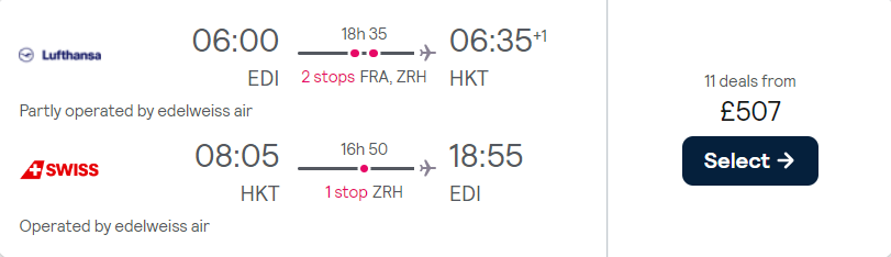 cheap flights to Thailand