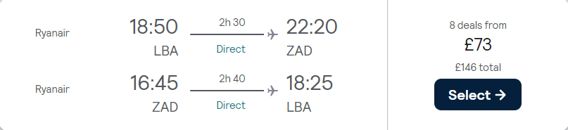 cheap flights to Croatia