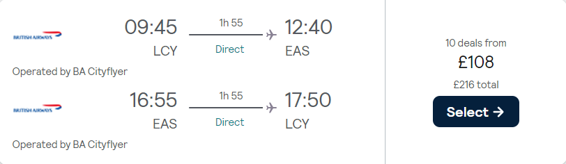 cheap flights to Spain