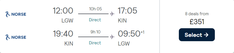 cheap flights to Jamaica