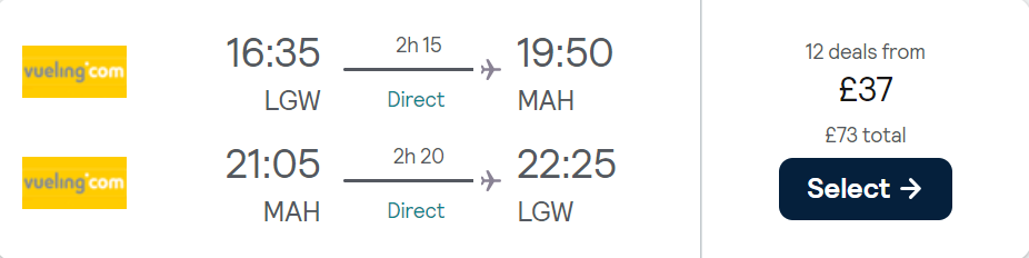 cheap flights to Spain