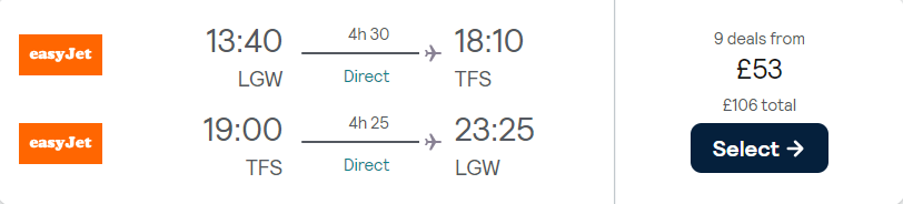 cheap flights to Spain
