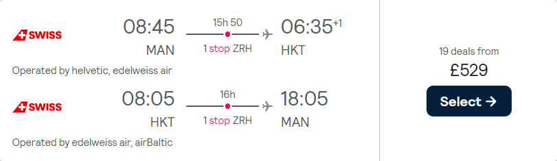 cheap flights to Thailand