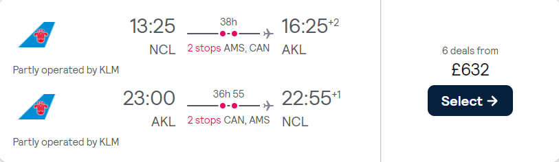 cheap flights to New Zealand