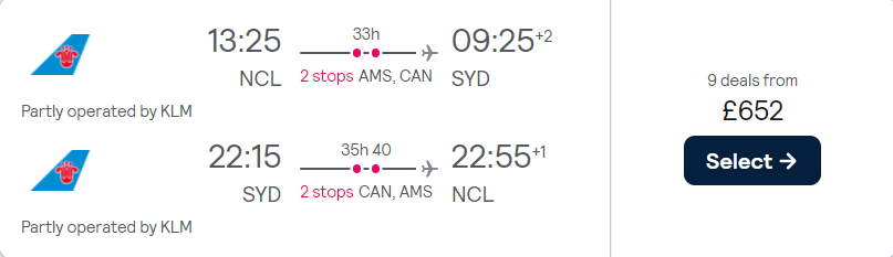 cheap flights to Australia
