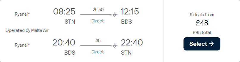 cheap flights to Italy