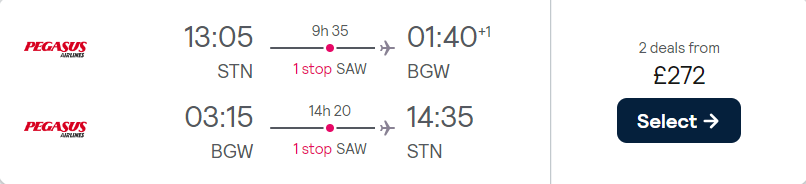 cheap flights to Iraq